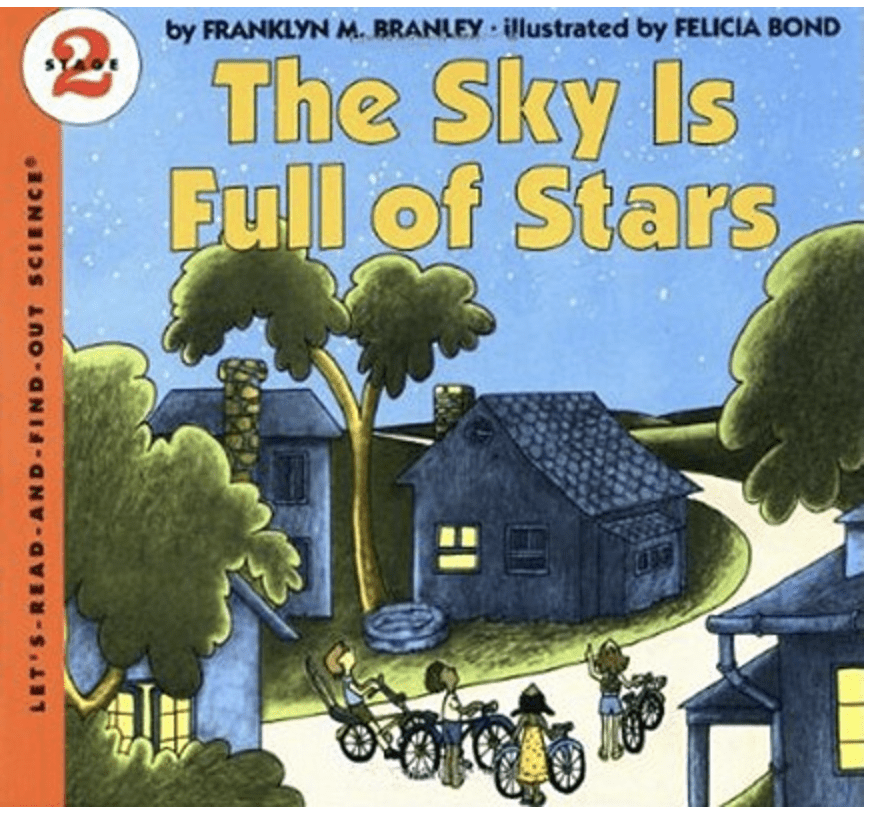 sky is full of stars picture book about space