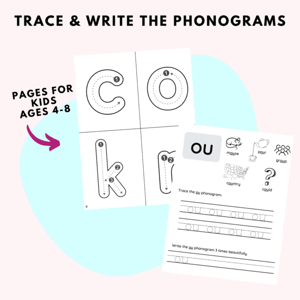 phonogram flashcards and game kit