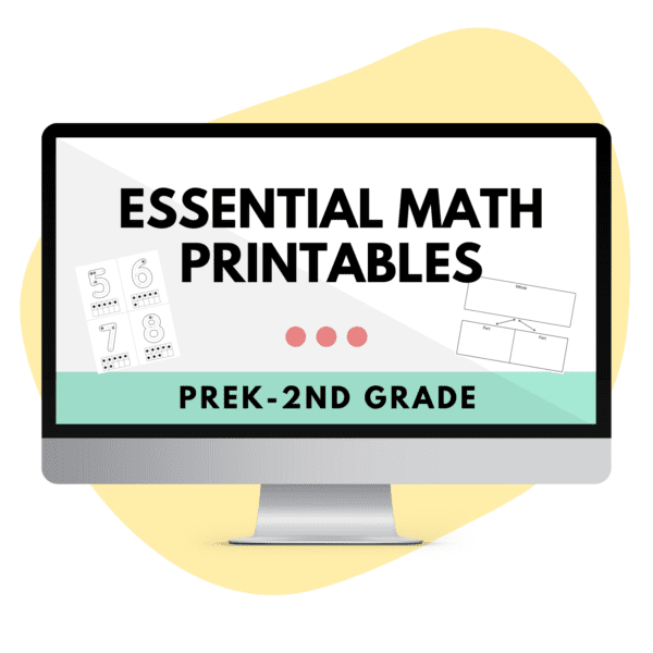essential math printables kit feature images