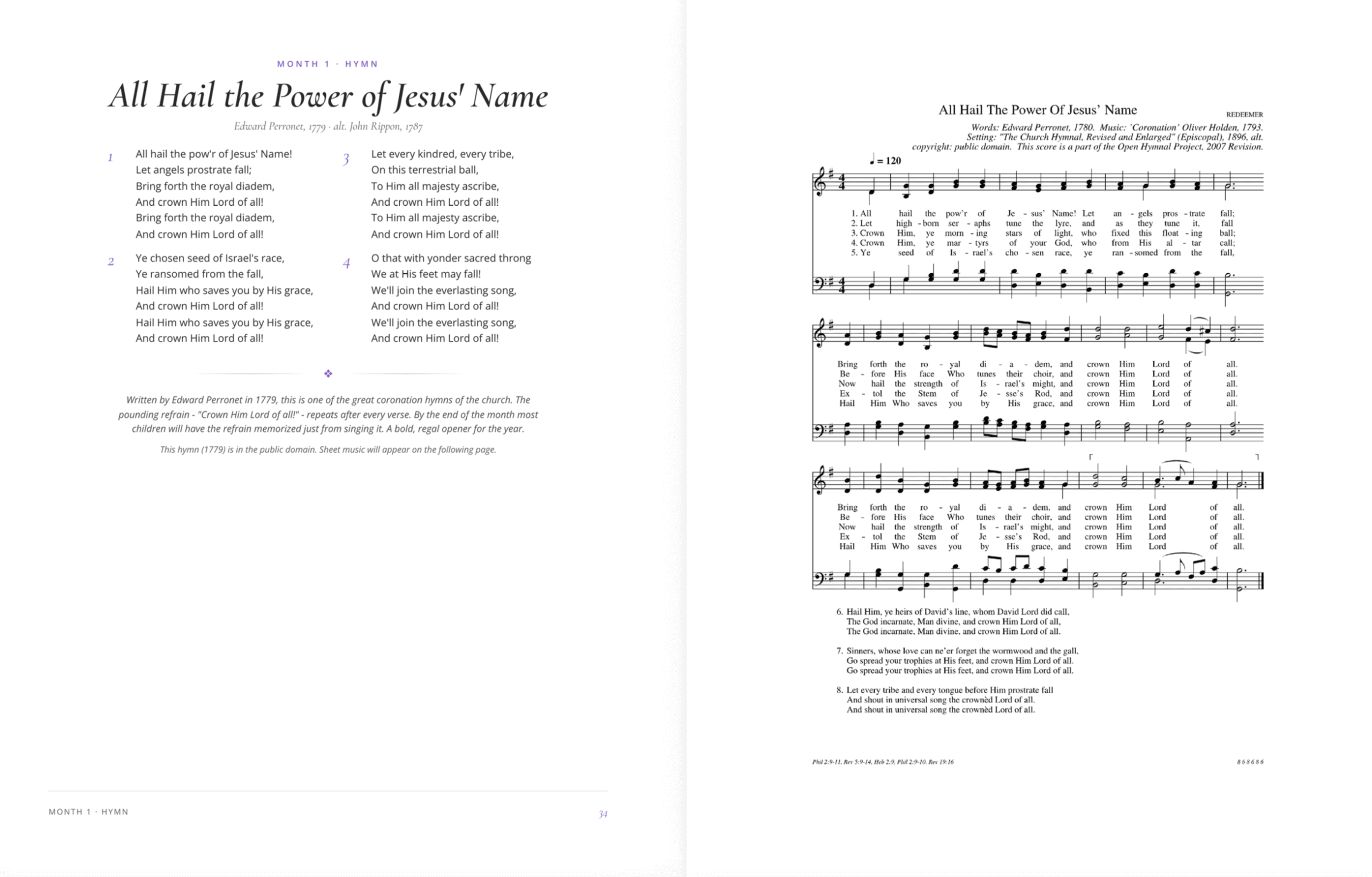 cycle 3 morning time hymn